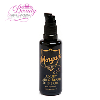 Morgan’s Luxury Hair & Beard Shine Oil 50ml | Argan Oil Frizz Control