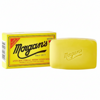 morgans anti bacterial medicated soap deep clean germ protection fresh healthy skin daily hygiene bar