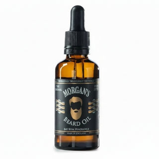 Morgans beard oil bay rum 50ml conditioning beard care soft shiny healthy beard oil