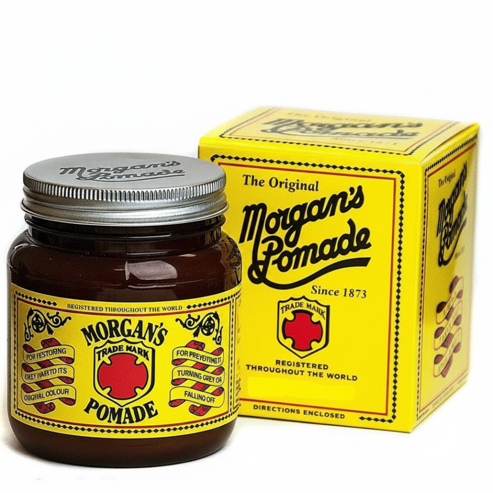 morgans pomade darkens grey hair amber jar gradual colour control styling shine smooth natural look