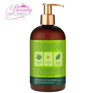 Shea Moisture Moringa & Avocado Power Greens Shampoo 384ml | Curl Nourish
