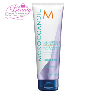 Moroccanoil Blonde Perfecting Purple Conditioner 200ml | Neutralize Brassiness