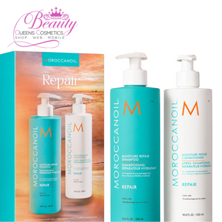 Moroccanoil Moisture Repair Shampoo and Conditioner 500ml Duo