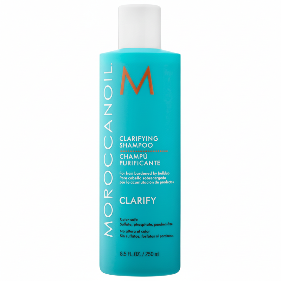 Moroccanoil Clarifying Shampoo 250ml for deep cleanse and buildup removal
