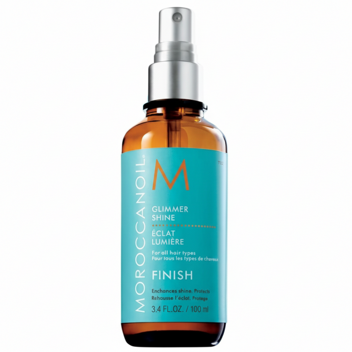 Moroccanoil Glimmer Shine 100ml finishing spray for glossy shiny frizz-free hair
