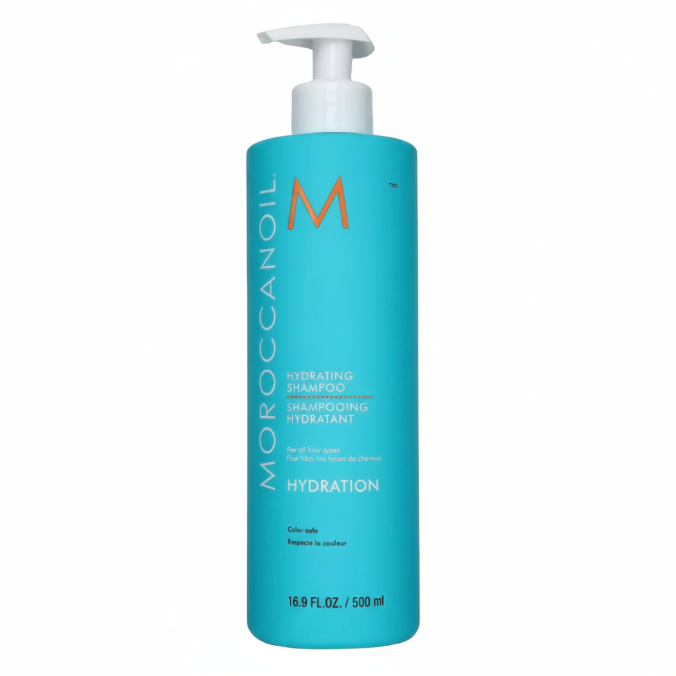 Moroccanoil Hydrating Shampoo 500ml for dry dehydrated hair hydration and shine
