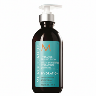 Moroccanoil Hydrating Styling Cream 300ml for frizz control soft hold and hydrated shiny hair
