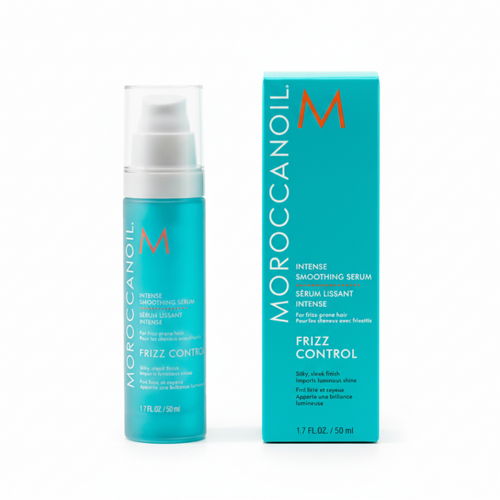 Moroccanoil Intense Smoothing Serum 50ml for frizz control and shine boost hair
