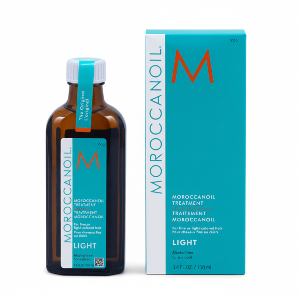 Moroccanoil Light Treatment 100ml lightweight argan oil for fine light-colored hair
