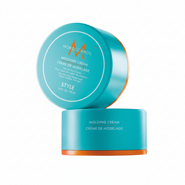 Moroccanoil Molding Cream 100ml for flexible hold texture and semi-matte hair styling
