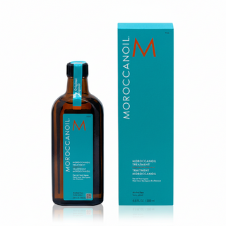 Moroccanoil Original Treatment 200ml argan oil infused hair oil for shine and frizz control
