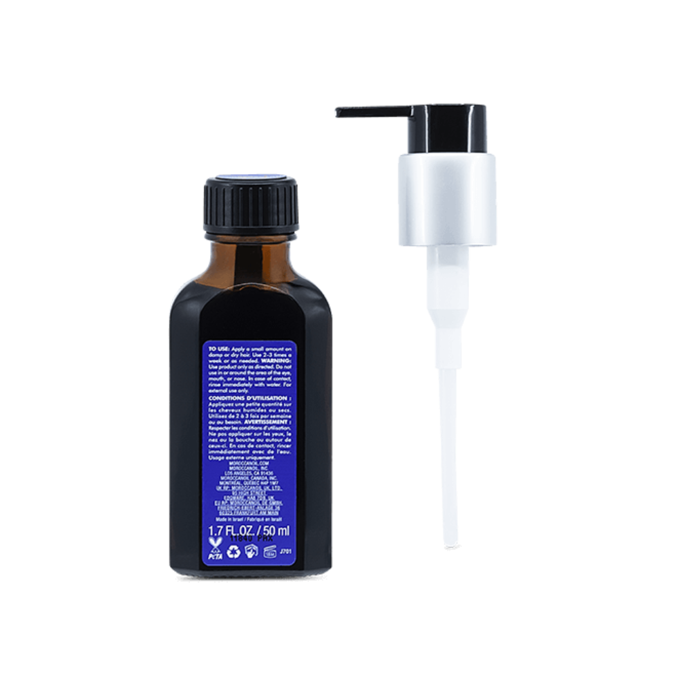 Moroccanoil Purple Treatment 50ml anti-brass hair oil for blonde highlighted and silver hair

