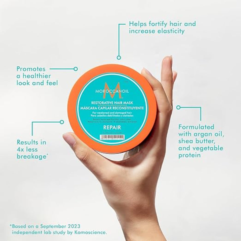 Moroccanoil Restorative Hair Mask 250ml for damaged hair repair and strength
