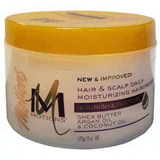 Motions daily moisturizing hairdress 6oz nourish scalp and restore hair health for soft smooth hydrated and manageable hair care