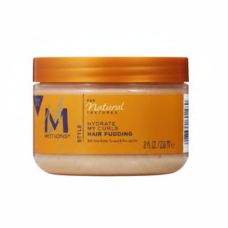 Motions hydrate my curls hair pudding 8oz moisture rich curl defining cream for soft bouncy and frizz free natural curl styling care