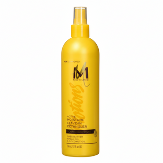 motions active moisture leave in detangler 384ml hydrating hair spray for detangling frizz control smooth soft manageable hair