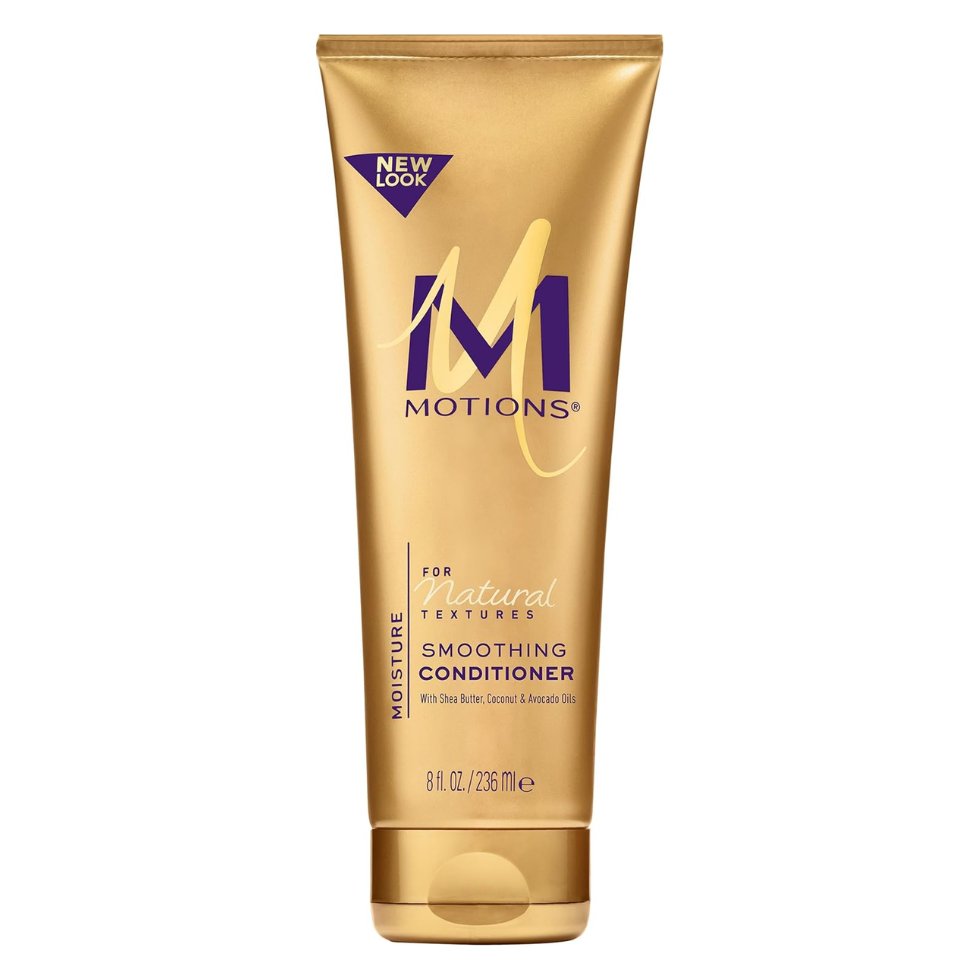 Motions natural textures smoothing conditioner 8oz with shea butter coconut and avocado oils for soft smooth hydrated hair