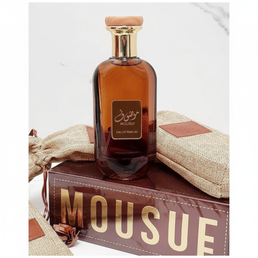Mousuf Brown Eau De Parfum 100ml by Ard Al Zaafaran sweet oud chocolate long-lasting perfume

