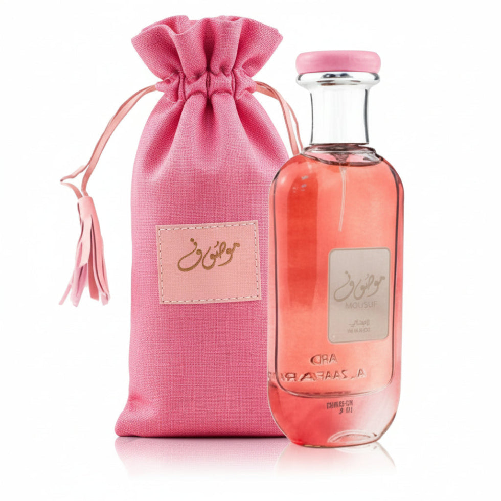 Mousuf Wardi Pink Eau De Parfum 100ml by Ard Al Zaafaran sweet floral fruity musk perfume
