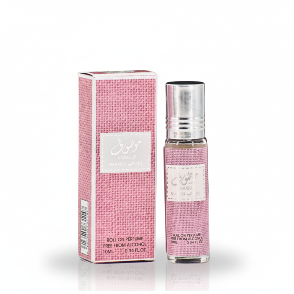 Mousuf Wardi Roll-On Perfume Oil 10ml fruity floral vanilla musk long-lasting fragrance
