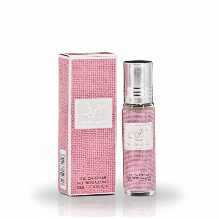 Mousuf Wardi Roll-On Perfume Oil 10ml fruity floral vanilla musk long-lasting fragrance
