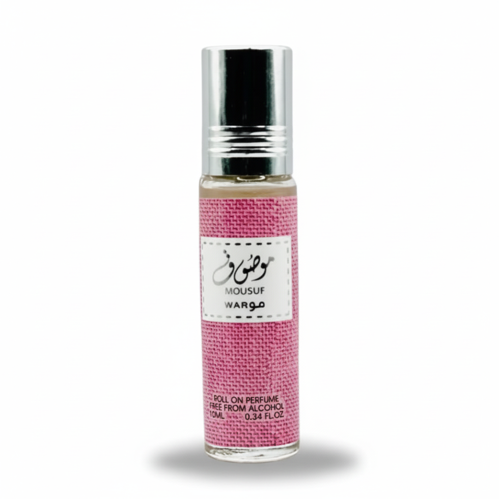 Mousuf Wardi Roll-On Perfume Oil 10ml fruity floral vanilla musk long-lasting fragrance
