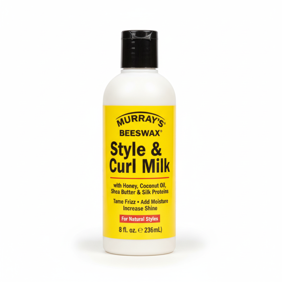 murrays beeswax style and curl milk for detangling moisturizing adding shine and soft frizz free defined curls