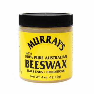 murrays 100 percent pure australian black beeswax firm hold natural shine hair styling wax for waves braids and textured hair styling
