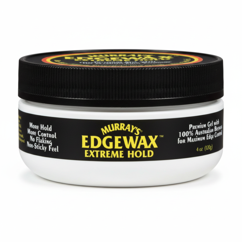 murrays edgewax extreme hold premium gel maximum control shine australian beeswax edge styling for sleek long lasting hairstyles