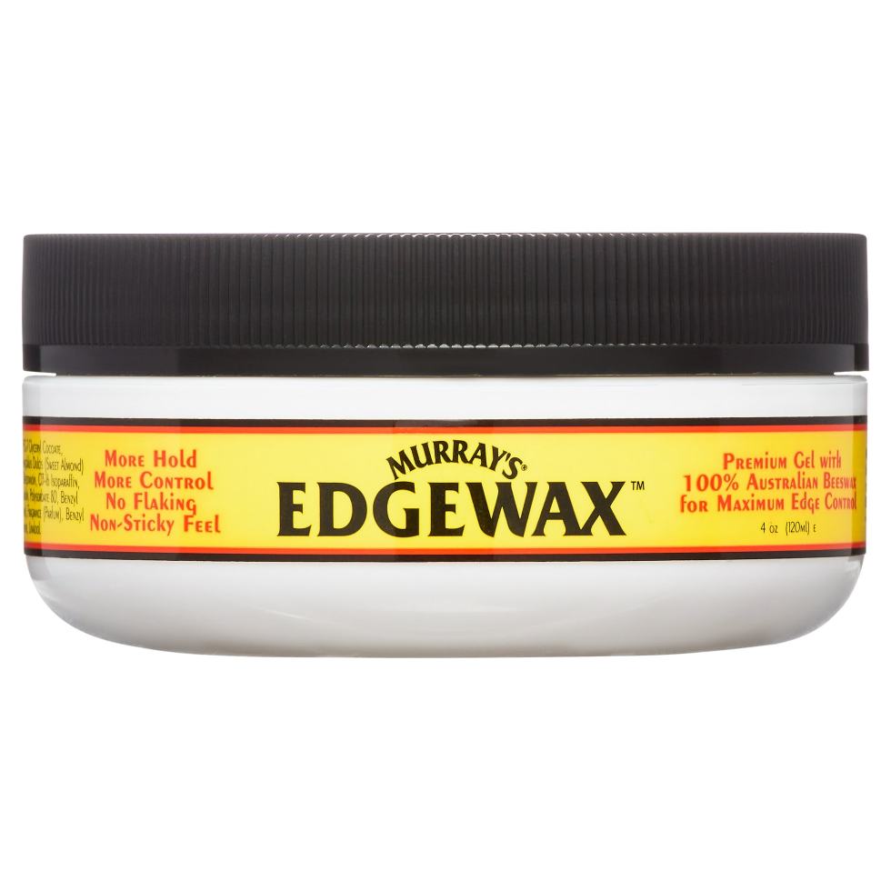 murrays edgewax premium gel maximum hold shine edge control for sleek frizz free long lasting hairstyles