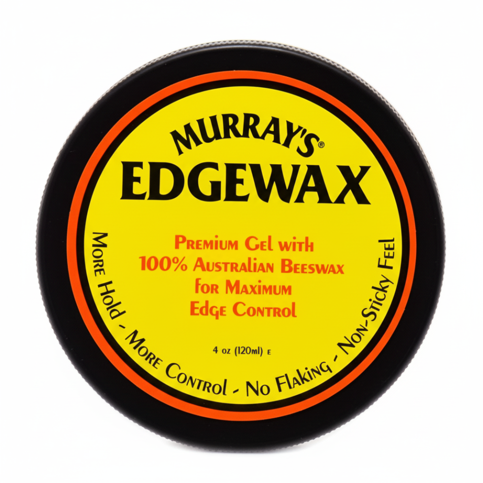 murrays edgewax premium gel maximum hold shine edge control for sleek frizz free long lasting hairstyles