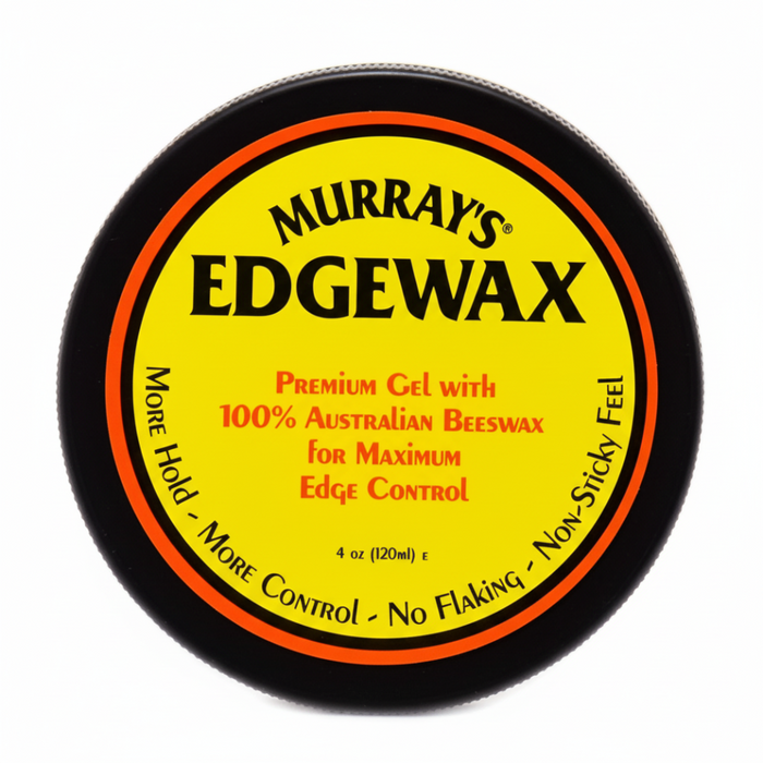 Murray’s Edgewax Premium Gel 4oz | Maximum Hold Edge Control & Shine