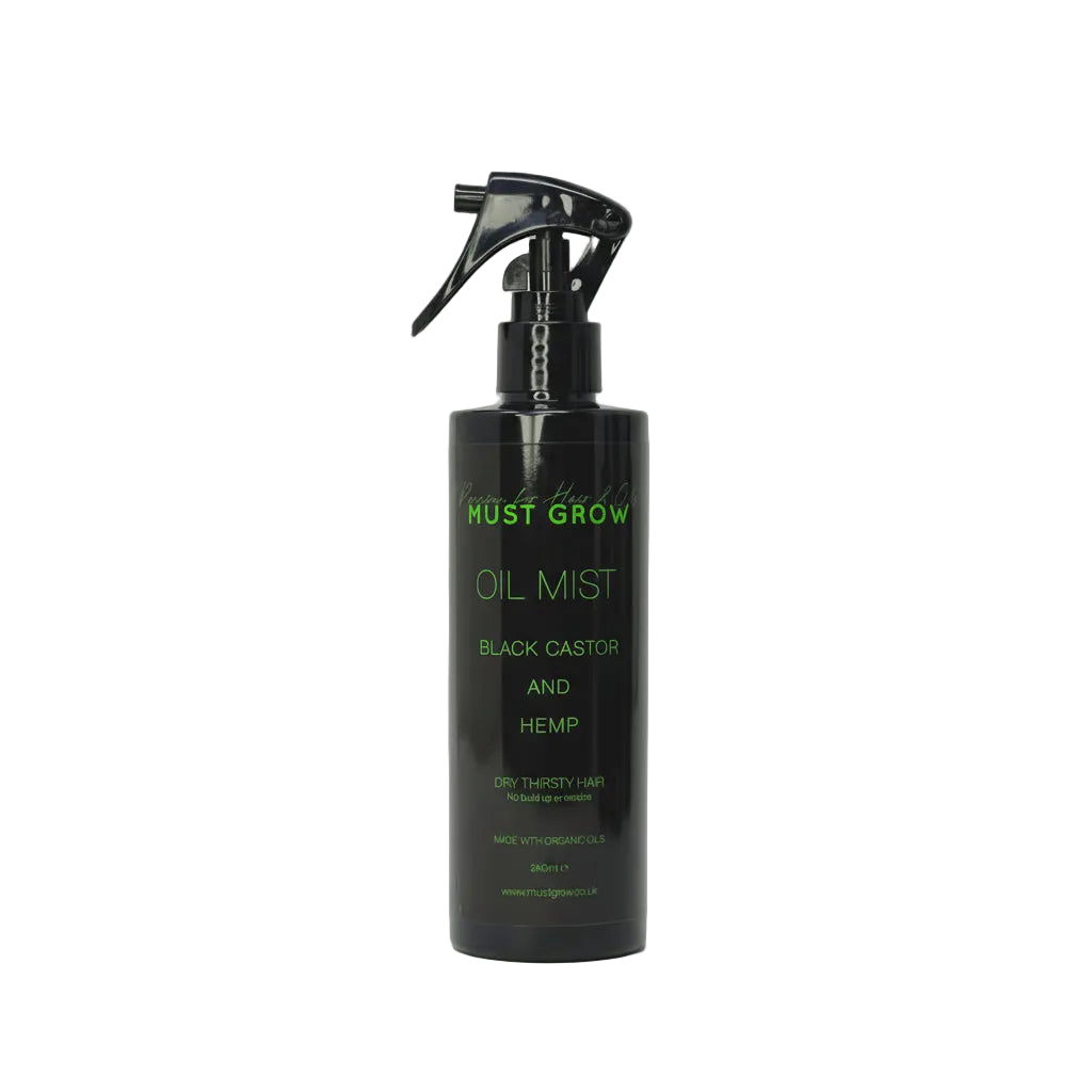 Must Grow Brume d'Huile de Ricin Noir et Chanvre 240 ml