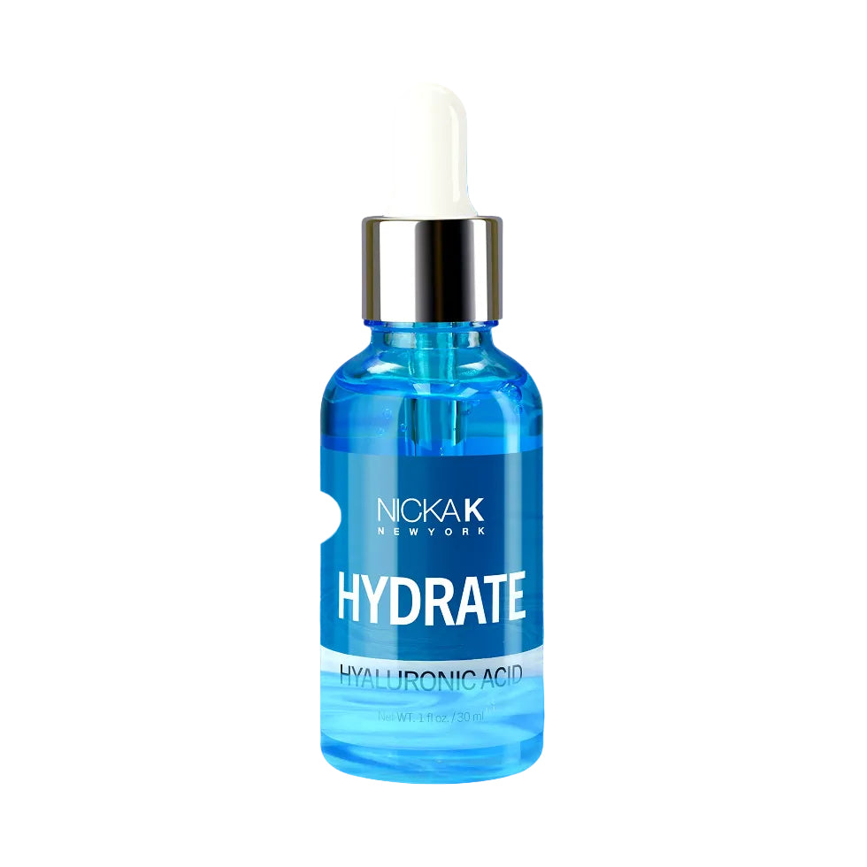 Nicka K New York hydrating ampoule serum 30ml hyaluronic acid for deep moisture and glowing skin