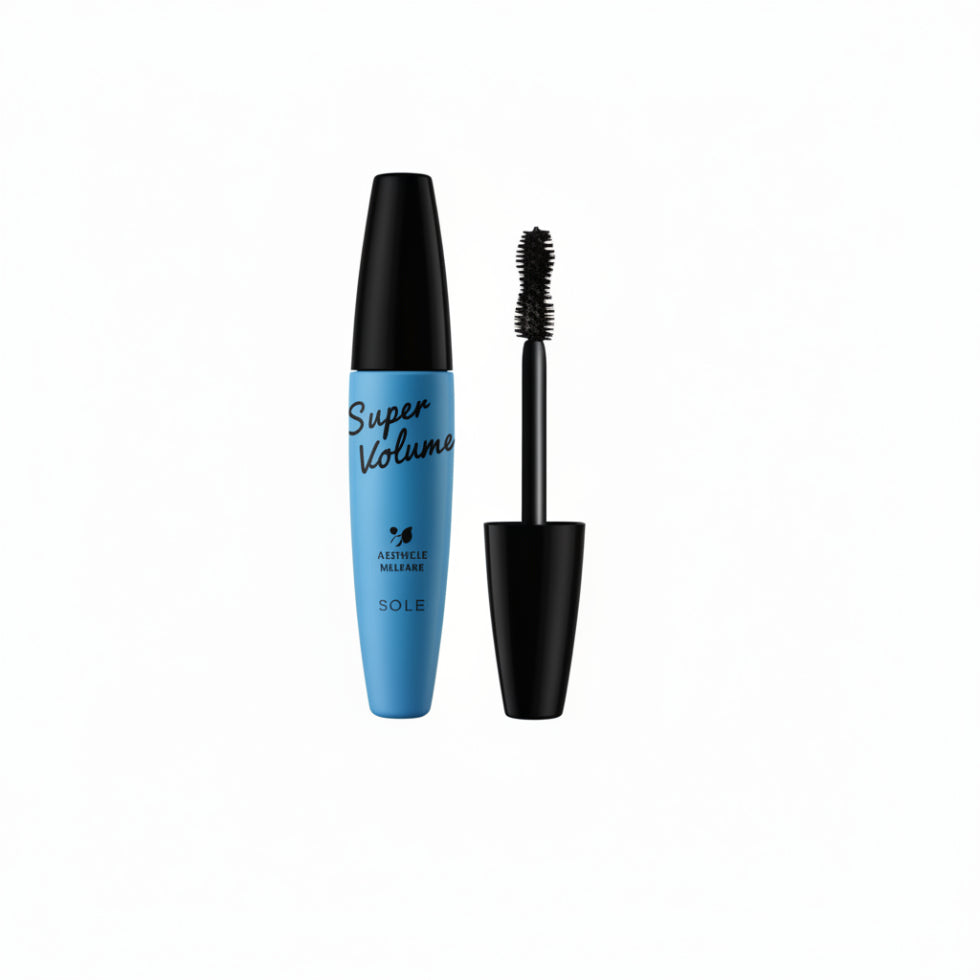 Nicka K New York waterproof super volume mascara WM01 for bold long lasting voluminous lashes