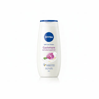 nivea cashmere cotton seed oil shower gel 250ml soft hydrating nourishing body wash smooth skin care