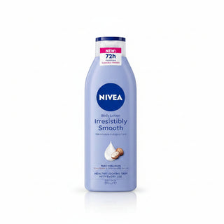 nivea irresistibly smooth body lotion 250ml deep moisture dry skin care soft smooth silky skin hydration non greasy lotion