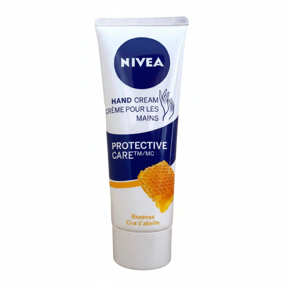 nivea protective care 24hr moisturising cream beeswax honey 75ml dry skin hydration soft smooth skin barrier protection cream