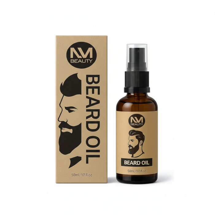 NM Beauty Beard Oil 50ml | Argan Olive Baobab Oil Beard Softening & Shine