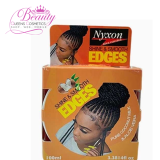 NYXON SHINE N SMOOTH  Edges Gel Coconut Milk & Aloe Vera 100ml- Strong Hold