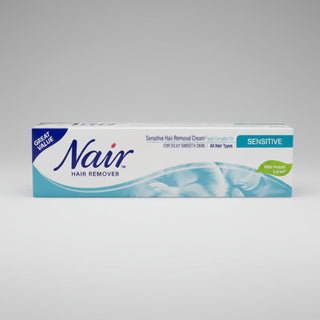 Nair hair remover cream for sensitive skin 80ml gentle painless hair removal smooth soft skin body cream