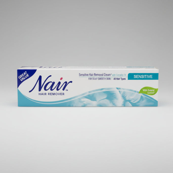 Nair Hair Remover Cream Sensitive Skin 80ml | Gentle Hair Removal Smooth Skin