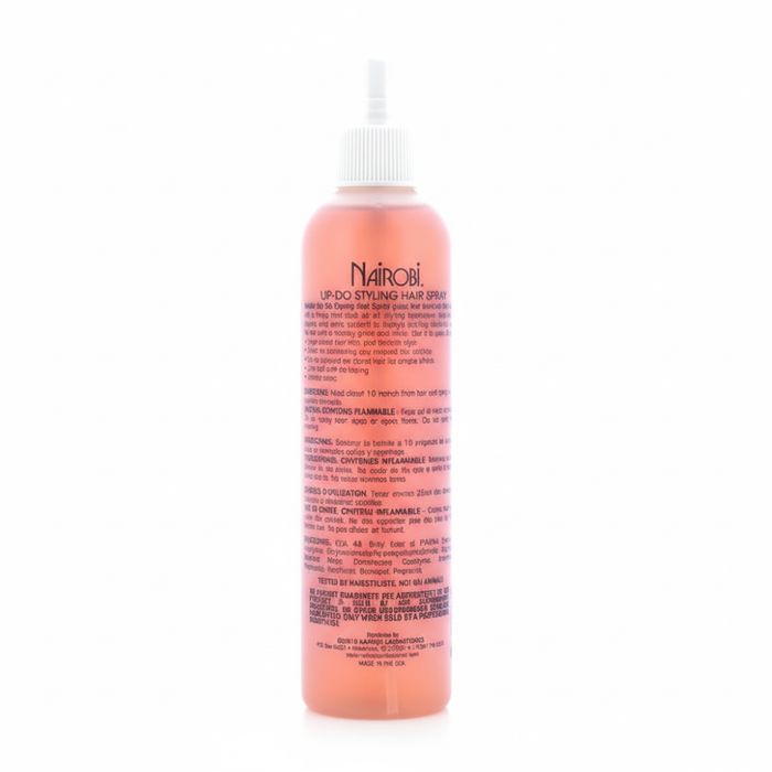 Nairobi UP-DO Styling Hairspray 8oz | Strong Long-Lasting Hold