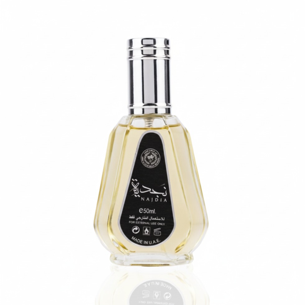 Najdia 50ml EDP by Ard Al Zaafaran fresh citrus woody long-lasting perfume for daily wear

