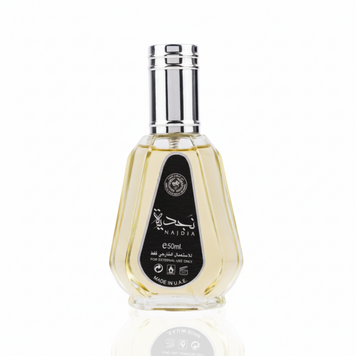 Najdia 50ml EDP by Ard Al Zaafaran fresh citrus woody long-lasting perfume for daily wear
