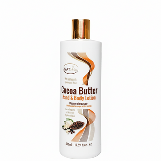NatSkin cocoa butter lotion 500ml deep hydrating body care moisturizing skin softening lotion