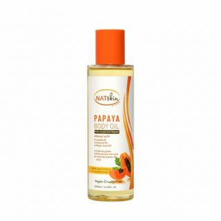 NatSkin papaya body oil 180ml jojoba coconut grape seed oil nourishing hydrating skin care oil