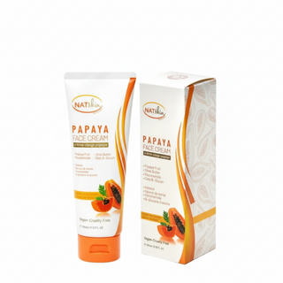 NatSkin papaya face cream 100ml brightening hydrating skincare cream glowing skin care product