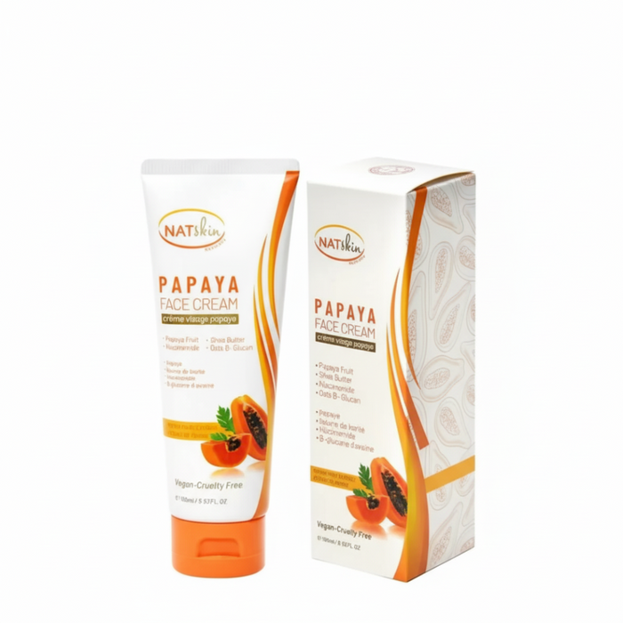 NatSkin papaya face cream 100ml brightening hydrating skincare cream glowing skin care product