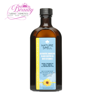 Nature Spell Authentic Jamaican Black Castor Oil with Vitamin E 150ml | Hair & Skin
